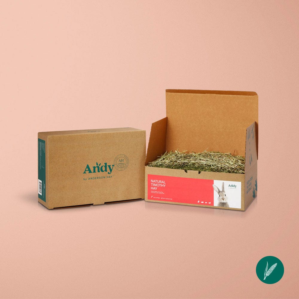 Natural Timothy Hay: 1st Cutting for Rabbits | Andy by Anderson Hay