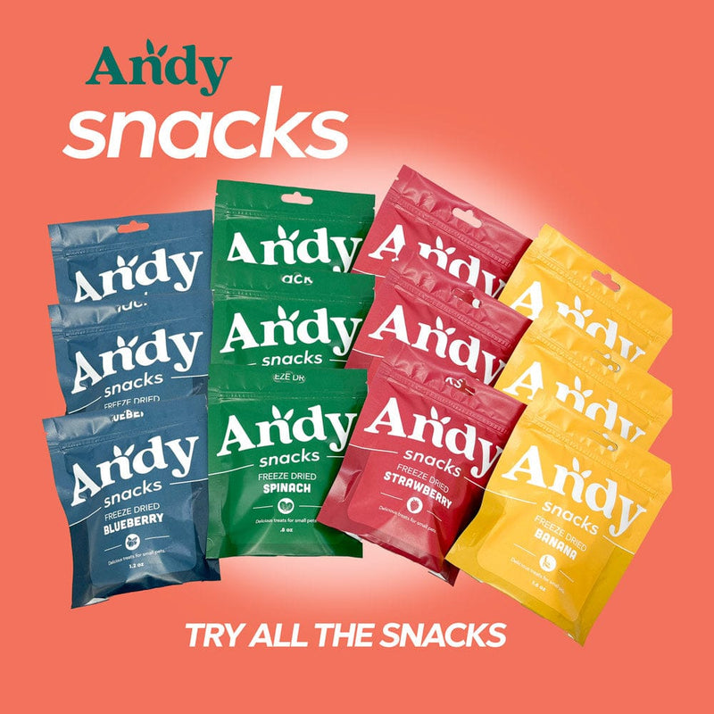 Andy by Anderson Hay Treats The Freeze Dried 4 Fun Pack