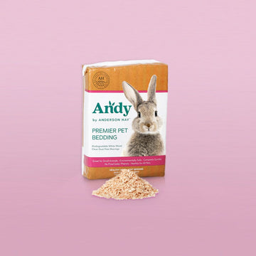 White Wood Shavings for Small Pets Andy by Anderson Hay